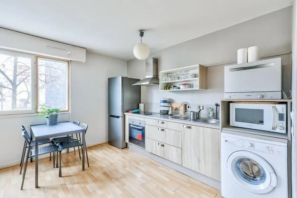Elegant Studio A 10 Min A Pied Du Parc Montsouris Lägenhet Paris